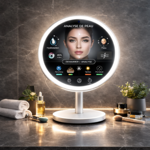 Miroir portable connecté